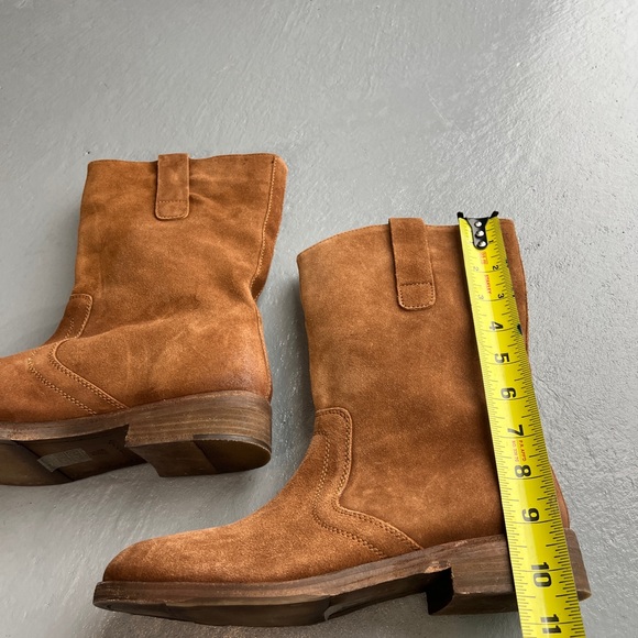 Free People Easton Equestrian Boot in Saddle Suede - Picture 3 of 9